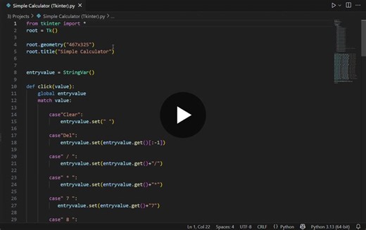 #python #tkinter #programming #miniproject | Mihir Khandkar