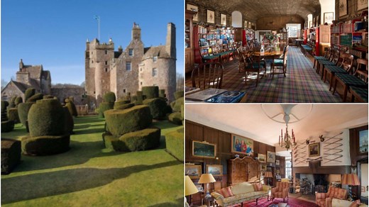 Mary Queen of Scots castle up for sale – with 10 bedrooms & walled garden