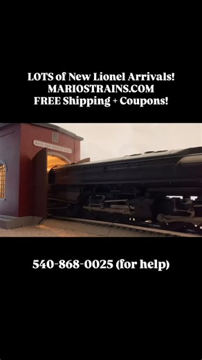Mario's Trains on Instagram: "LOTS of New Lionel Arrivals! MARIOSTRAINS.COM FREE Shipping + Coupons!"