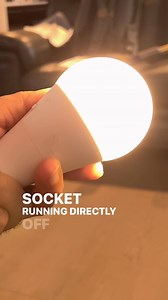 The EcoSmart Battery Backup Light Bulb has an internal battery, so it will stay turned on and last for at least 3 hours - even if it isn’t screwed into the socket - available exclusively at @HomeDepot! #homedepotpartner #THDEcoSmart | Andru Edwards