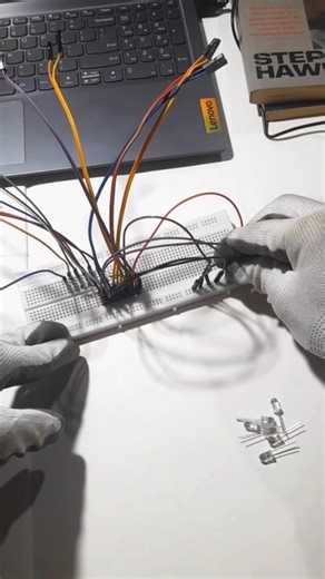 Smile That Reacts 😄 | Arduino LED Animation #diy #electronics #arduino #led #smile #reels #project #viralreels2026 | Virjesh Kumar