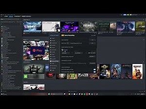 Steam Game Recording How to Change TIme Of Recording