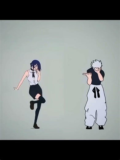 Lady Dance VS Gojo Dancing Challenge Trend 📈#shorts #trending #gojoedit