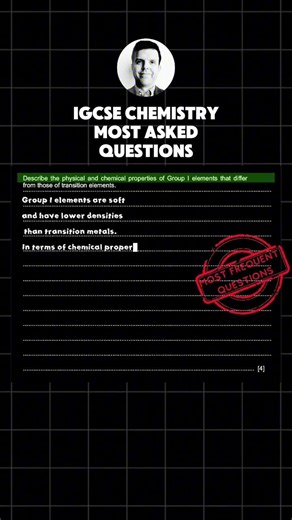 The 4 marks questions IGCSE Chemistry Examiners always ask – Predicted for 2026 Exams