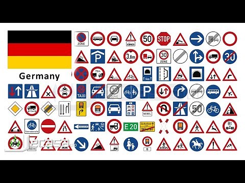 Traffic-Road Signs in Germany (Berlin, Hamburg, Munich, Cologne, Frankfurt) | Learning English