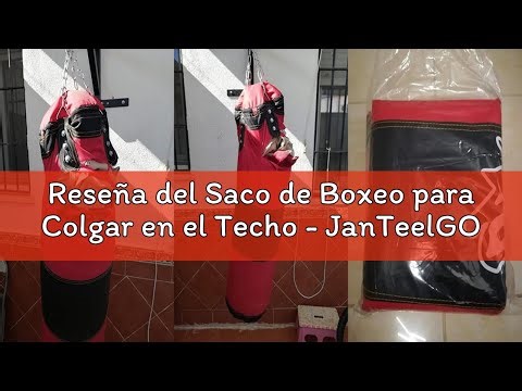 Reseña del Saco de Boxeo para Colgar en el Techo - JanTeelGO Saco de Arena Bolsa sin Relleno para Ni