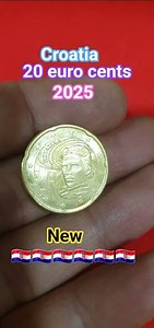 Croatia 20 Euro Cents 2025 Super New Coin
