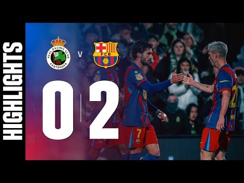 HIGHLIGHTS | RACING SANTANDER 0 vs 2 FC BARCELONA | COPA DEL REY 25/26