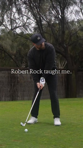 Wharton Studio on Instagram: "Robert Rock has one of the purest swings the game has ever seen. He recently taught me something that changed my ball striking instantly… Most amateurs fire the trail elbow outward in the backswing. That move: steepens the shaft opens the face forces a reroute kills compression creates early extension and last second “saves” Rock’s solution is what he calls the TRS Slider the trail elbow working deep, around and staying under the hand as the arms load. Drill 🍋 1. A