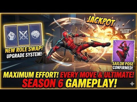 MAXIMUM EFFORT! ⚔️ Deadpool Gameplay Reveal: Marvel Rivals Season 6 | Every Move & Ultimate!