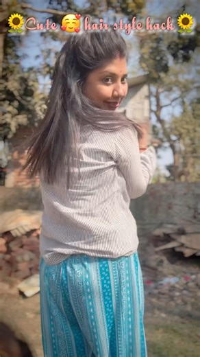 DAY 2/30 CHALLENGE CUT 🥰 HAIR STYLE FOR MY 4 BAAL #ashhair #shorts #viral