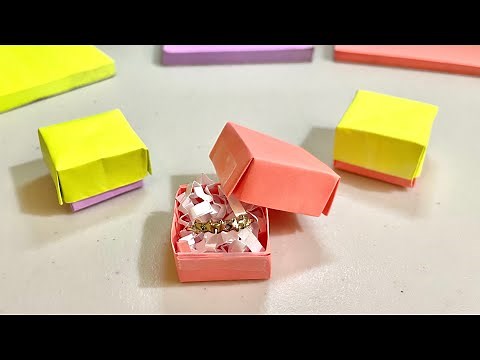 Super Easy Origami Box! || Gift for Girlfriend, Boyfriend, Family || Step-By-Step Tutorial