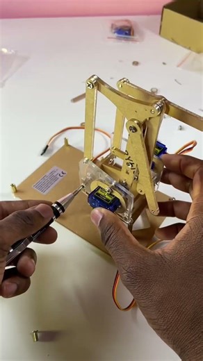DIY Robotic Arm assembly kit #electronics #robot #roboticarm
