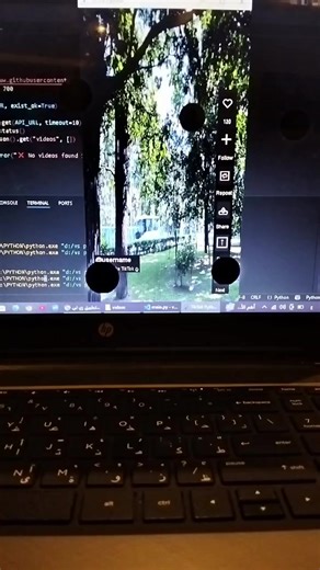 ‏عملت تطبيق تيكتوك مصغر #Pc #python #vs_code #Log_in #wepsite
