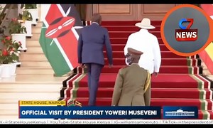 57K views · 1K reactions | Watch as President Yoweri Museveni bluntly refuses to shake hands with DP Kindiki, PCS Musalia Mudavadi and Governor Sakaja at State House! | Channel 7 News | Facebook