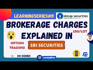 SBI Securities Detailed Brokerage Charges Explained | How to check SBI Securities Brokerage Details