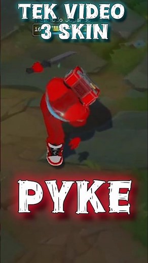 BENİM LİSTE DAHA UZUN 😉 ~ (LOL PYKE CUSTOM SKİNS 🦈)