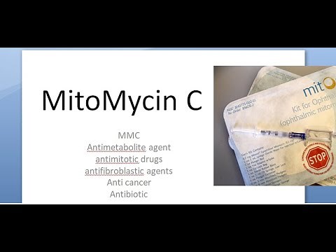 Ophthalmology MitoMycin C MMC Eye surgery Pterygium Glaucoma Anti Metabolite Mitotic Streptomyces