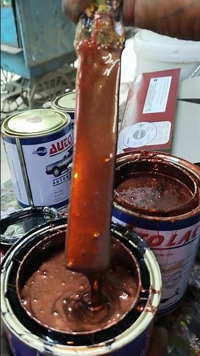 Duco. mixing copper Gold paint