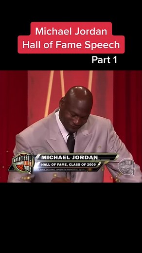 Michael Jordan’s HOF speech 🎤 was 🔥 #jordan #nba | michael jordan hall of fame speech