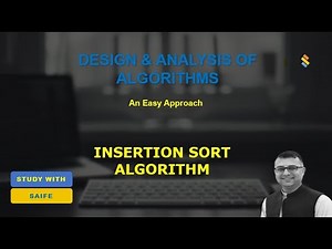 Insertion Sort Algorithm | Time Complexity Analysis