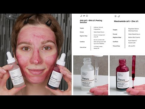 How to use The Ordinary Peeling Solution With Niacinamide | Full Demonstration