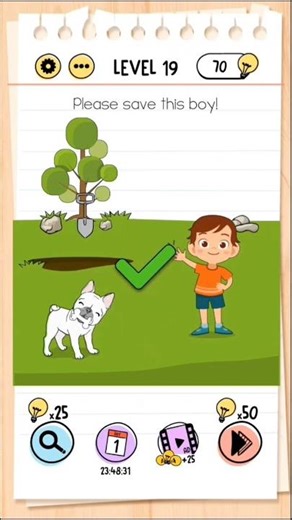 brain 🧠 test level 19 and level 20 #shorts