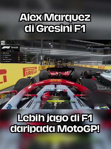 Alex Marquez lebih jago di F1 daripada MotoGP, ini dia buktinya!🤣 - F1® 23 #shorts
