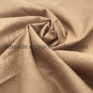 [Hot Item] Leopard Design Peach Skin Finished Embossed Fabric for Home Textile