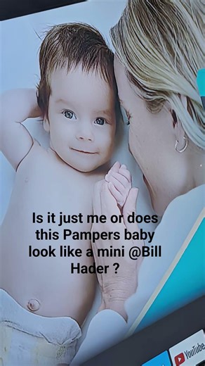 Pampers advert on the homepage is that a mini Bill Hader? Happy Monday!