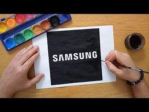 How to draw the SAMSUNG logo 2022