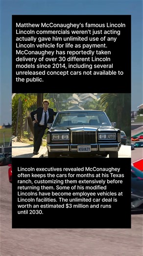 The $3M Lincoln Deal Matthew McConaughey Never Told You About