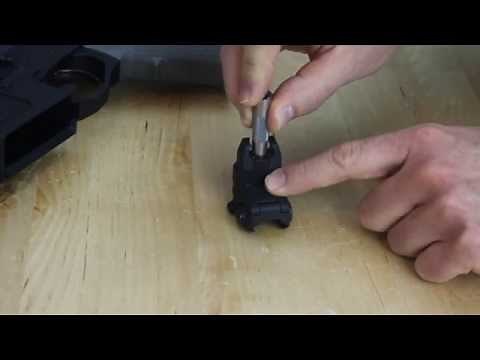 How to remove a front sight post