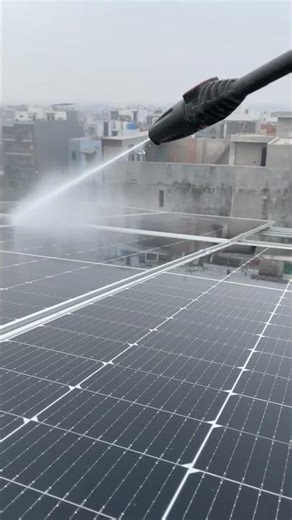 My solar panels were underperforming 😧 #solarcleaning #microinverter