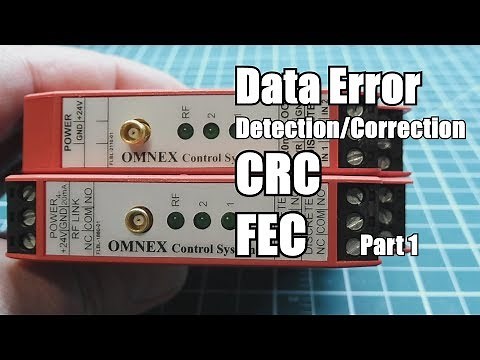Data Error Detection and Correction / CRC FEC Part 1