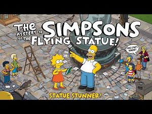 The Simpsons - The Mystery of the Flying Statue! Springfield's Lofty Laughter