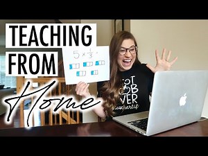 A Day in the Life of a Teacher Teaching from Home During COVID19 | VLOG