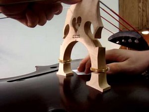 Straighten Double Bass Bridge Video