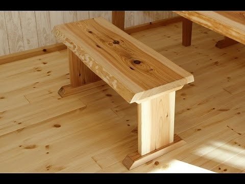 How to make a wooden bench - I made a stylish bench easily with DIY!