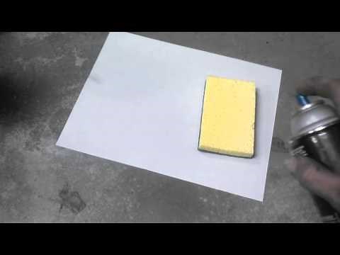 How to paint raised lettering