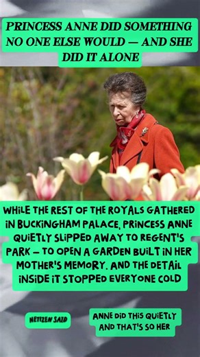 🌿 Princess Anne Did Something No One Else Would — And She Did It Alone