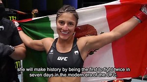 Fighting just seven days removed from her last bout — a modern era UFC record — Loopygodinez is always ready to throw down 😤 #UFCVegas40 (via ESPN Deportes) | ESPN MMA