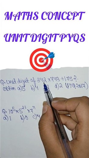 90% Students Get This Wrong 😱 Unit Digit Trick #shorts #trending #maths