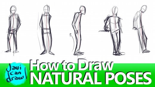 Drawing natural standing poses made simple with these key tips