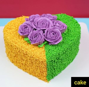 546K views · 1.9K reactions | Colourful heart shape cake. | Cake Videos | Facebook