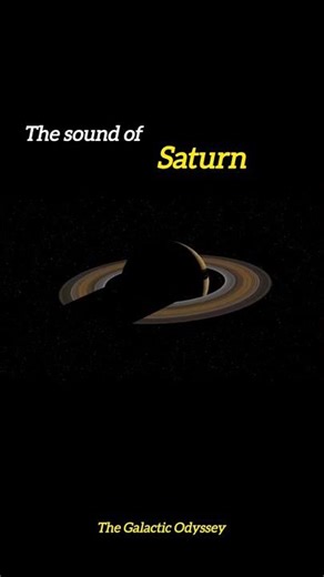 The Sound Of Saturn From Space #saturn #space #shorts