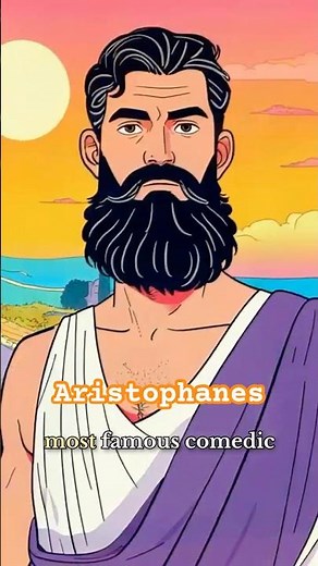 Meet Aristophanes, Ancient Greece's Comedy King! | #history#shorts