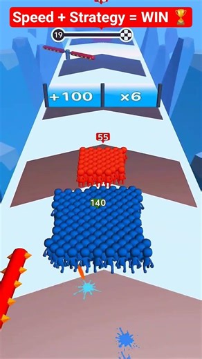 #Crowd Run #Madness 🔥 +100 or# +80?#🫂