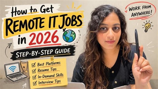 How to Get Remote IT Jobs in 2026 🌍 (Step-by-Step Guide) | Neha Nipane