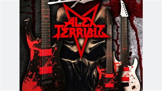 【新品】限量300把黑白双煞！Legator发布死核面具疤王Alex Terrible手绘版N7 SLAUGHTER电吉他 x STP